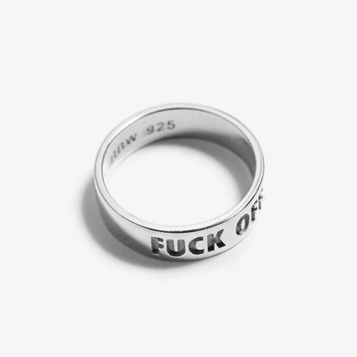 F*ck Off Ring - Silver