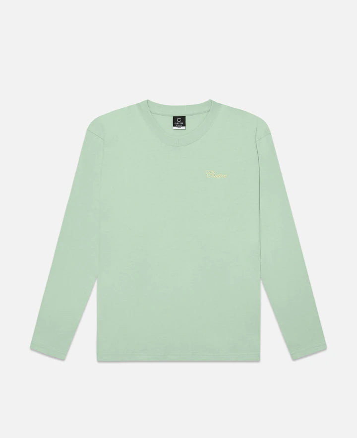 Script L/S - Black/White/Light Green - Small / Light Green