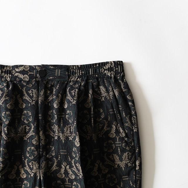 Botanical Jacquard Tucked Tapered Pant - Locals Streetwear NZ